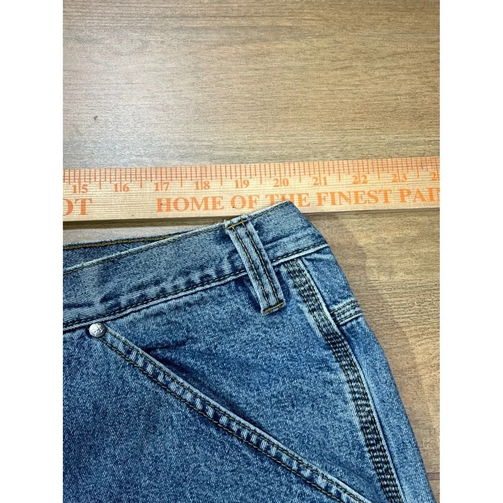 Vintage Arizona Loose Fit Carpenter Jeans Light Wash Denim Men 46x37‎ Y2K